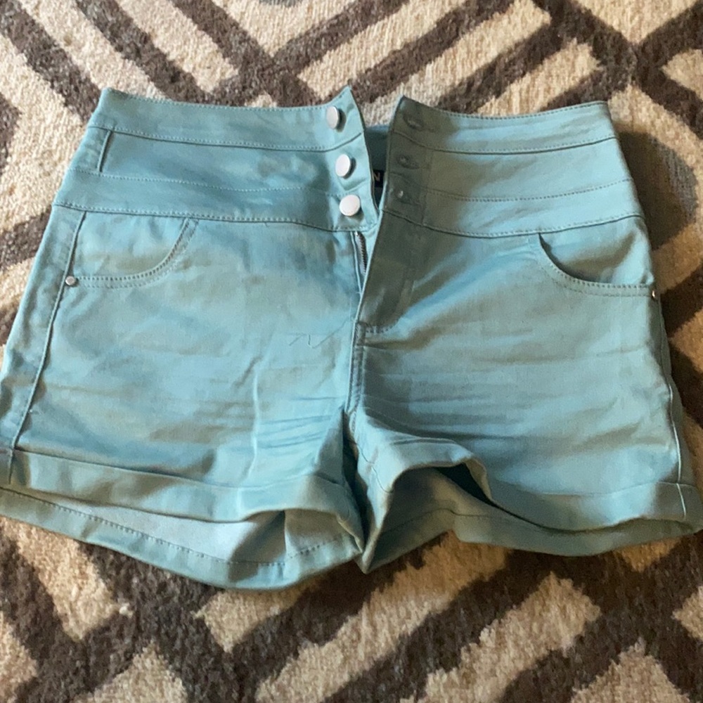 High rise shorts